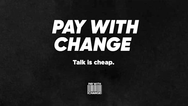 pay with change graphic